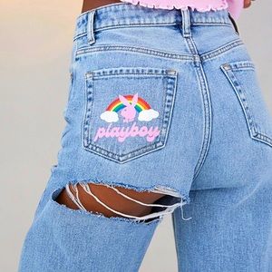 Message first - Playboy Jeans Custom 23 25 NEW 😍 Pacsun